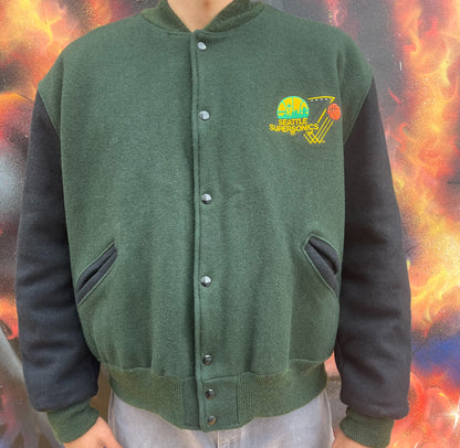 Vintage Seattle supersonics varsity jacket