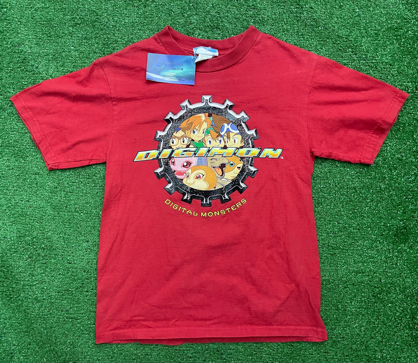 Vintage Digimon Anime 2000 Shirt Youth Medium