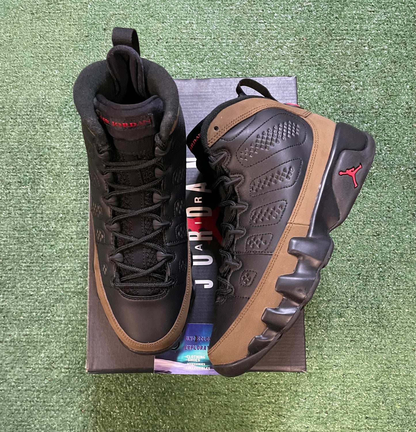 Air Jordan 9 olive 2024