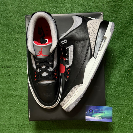 Jordan 3 Black Cement