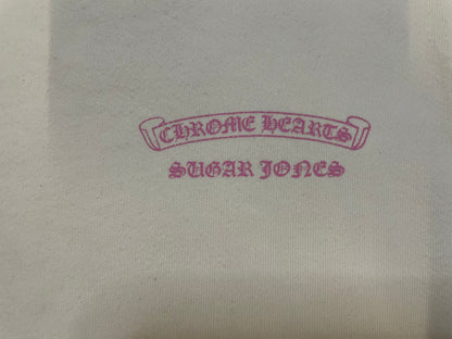 Chrome Hearts sugar jones white and pink crewneck