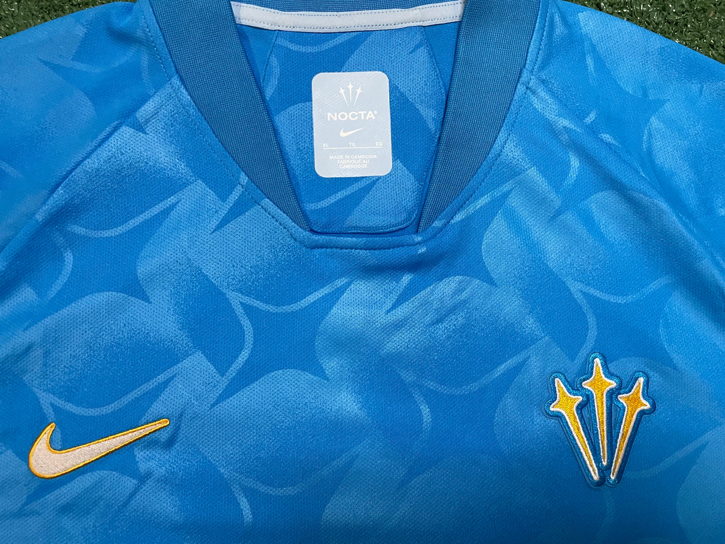 Nike NOCTA Turks and Caicos soccer jersey