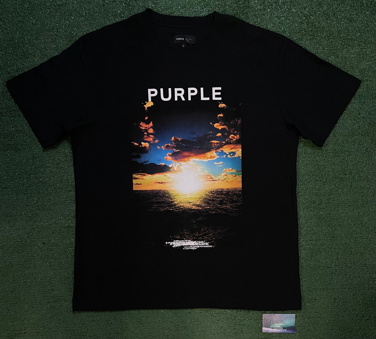 Purple sunset tee