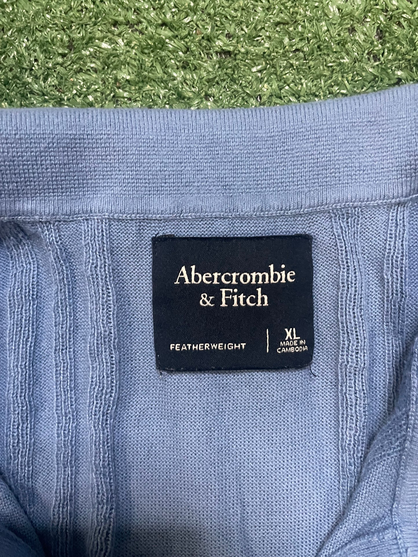 Abercrombie & Fitch blue polo