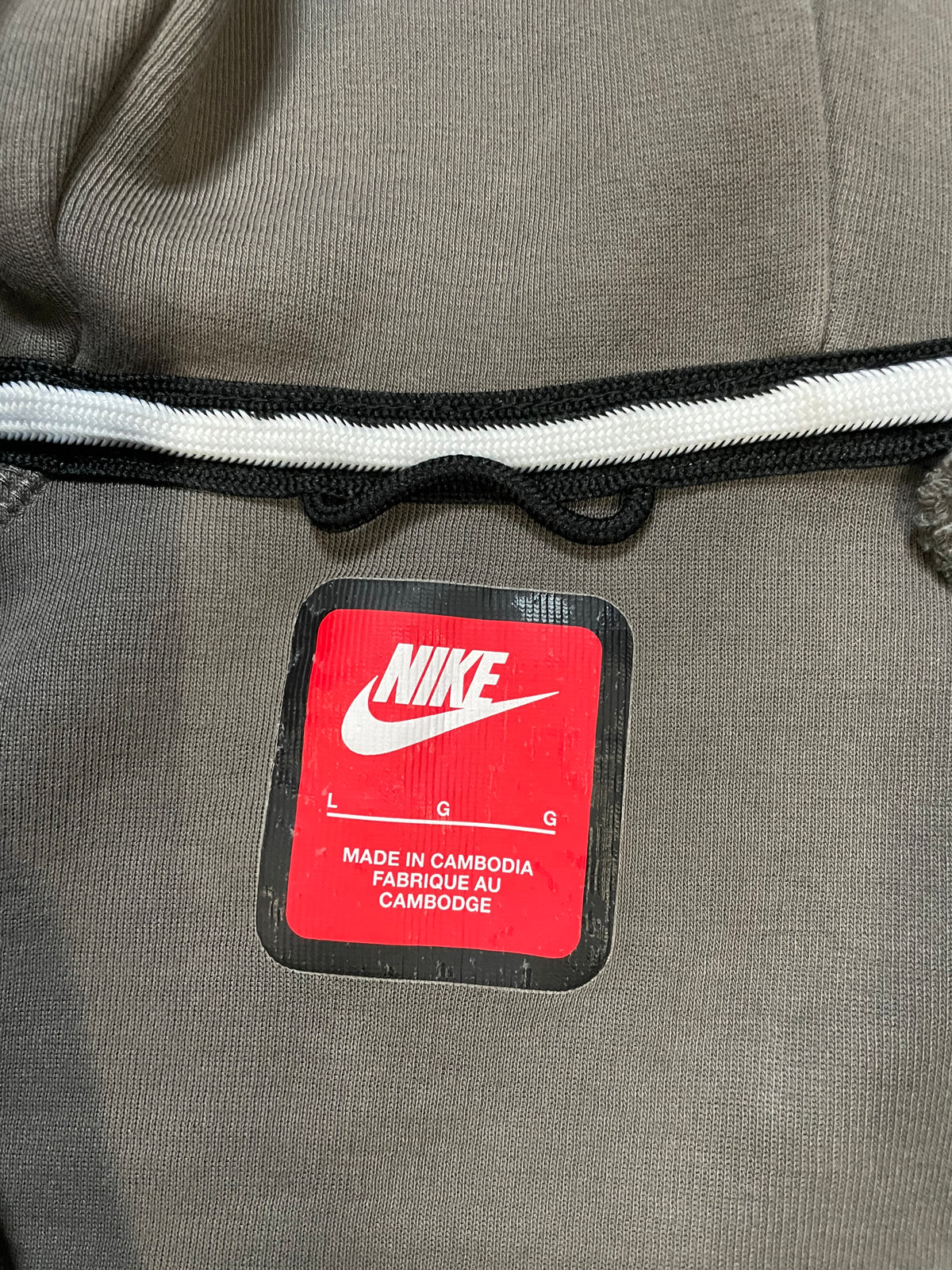 Nike brown tech fleece hoodie