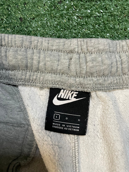 Nike grey embroidered sweatpants