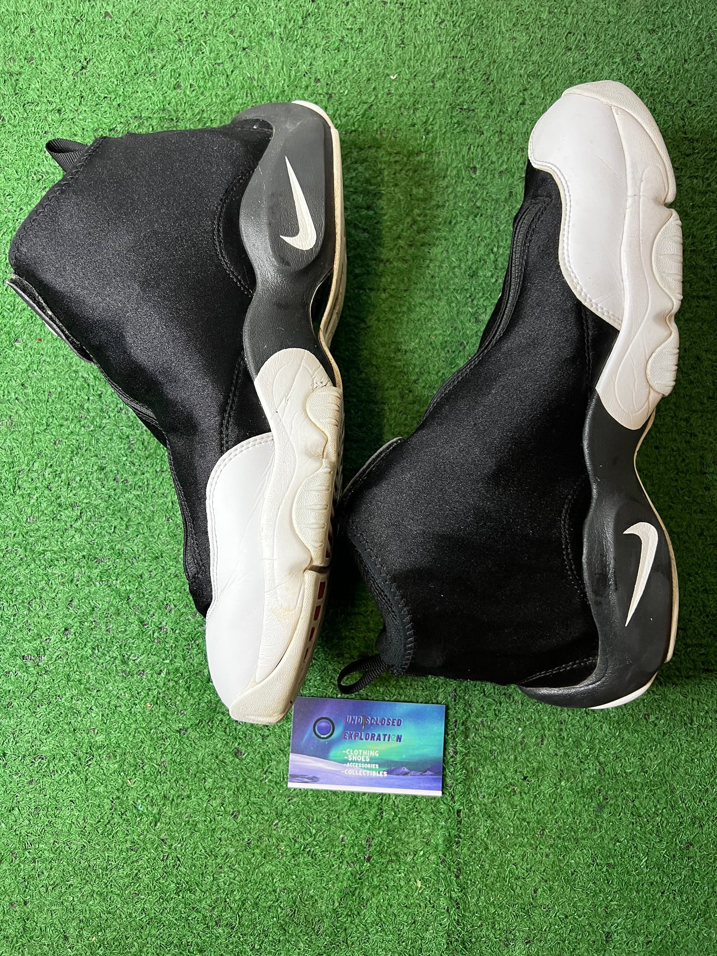 Nike Air Zoom flight 98 the glove  black & white og size 12men/13.5women