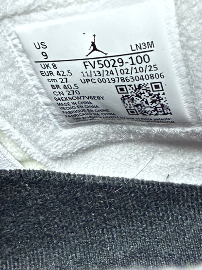 Jordan 4 White Cement 9 Men/10.5 Women “Preowned”