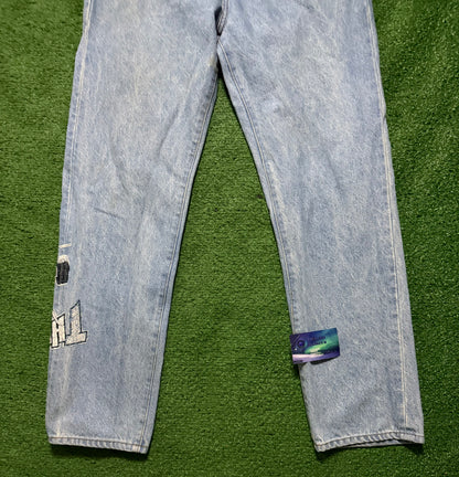 Supreme Thrasher Regular Jeans Washed Blue