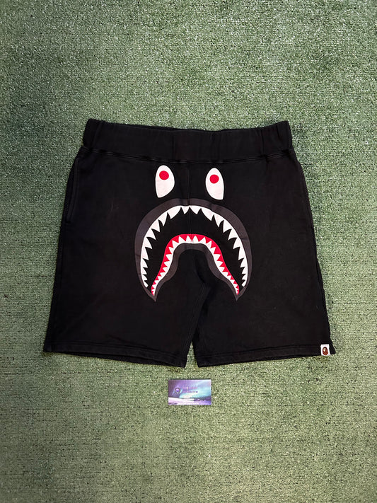 Bape Black shark shorts