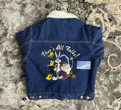 Vintage Looney Tunes Jean Jacket size small