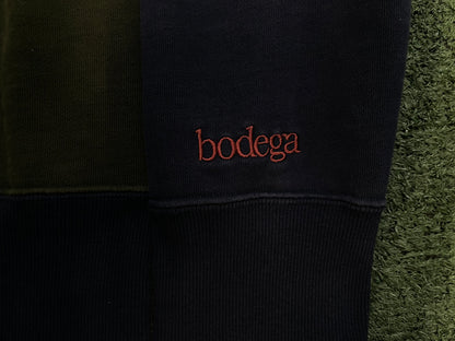 Bodega patchwork colorblock crewneck