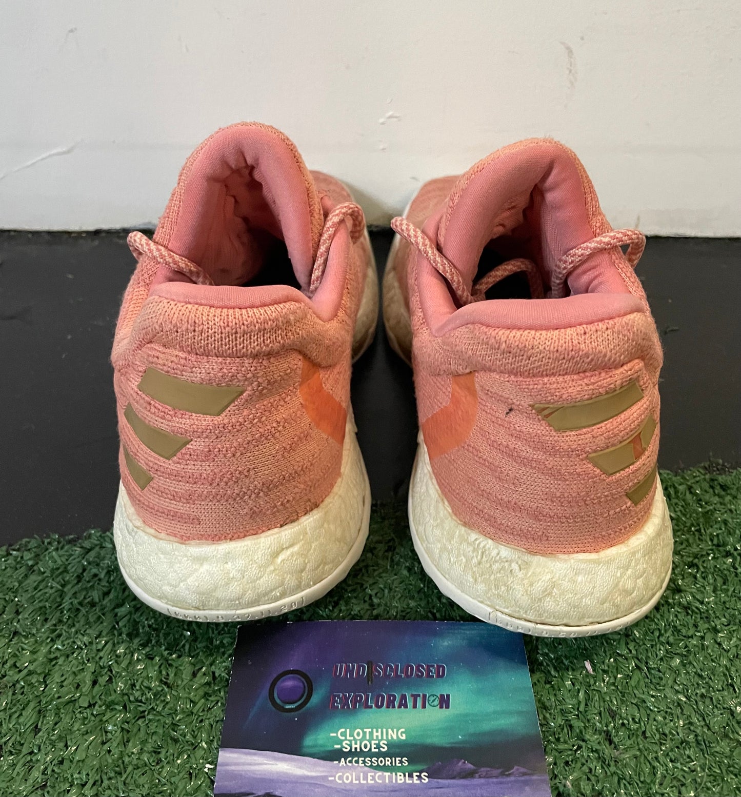 Adidas harden Vol . 1 Primeknit pink size 8.5men/10women