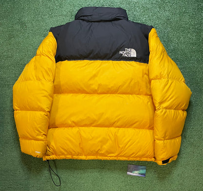 The North Face Nuptse 700 yellow jacket
