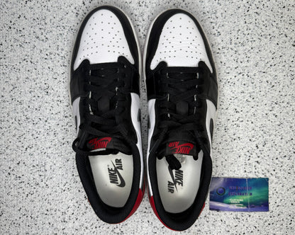 Jordan 1 Low Black Toe 10 Men/11.5 Women “Preowned”