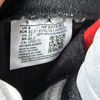 Jordan 5 Black Metallic Reimagined 9 Men “Preowned”