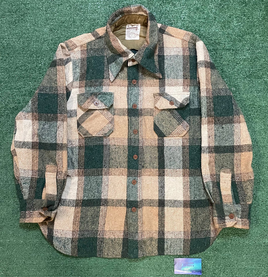 Vintage 1970s Montgomery ward CPO flannel