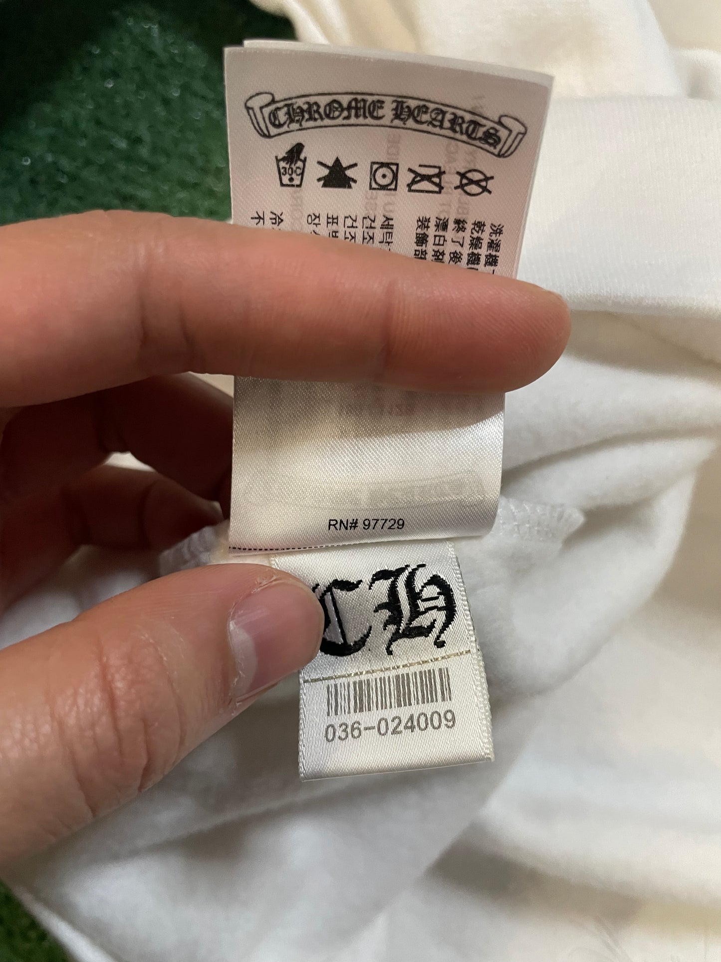 Chrome Hearts love you floral crewneck