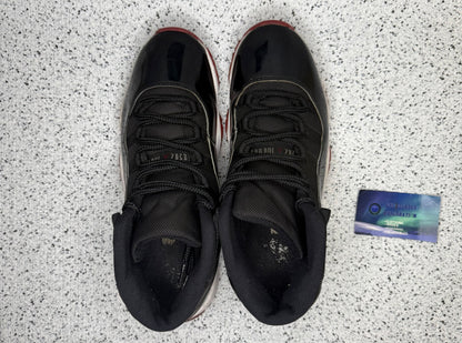 Jordan 11 Bred 10.5 Men/12 Women “Preowned”