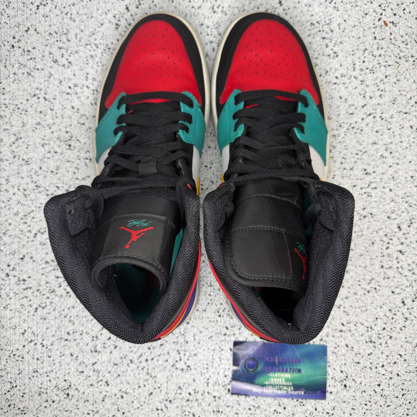 Jordan 1 Mid Multi Color 9.5 Men “Preowned”