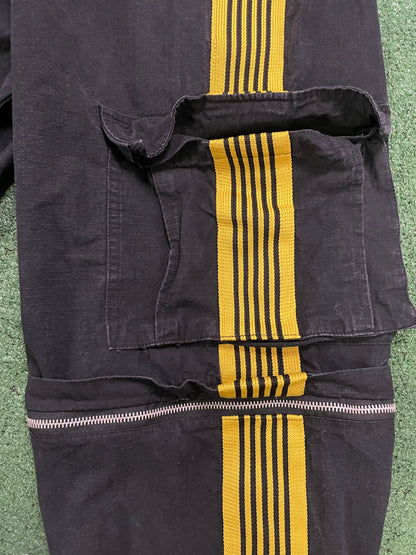 GV Gallery Raspberry convertible cargo stripped pants