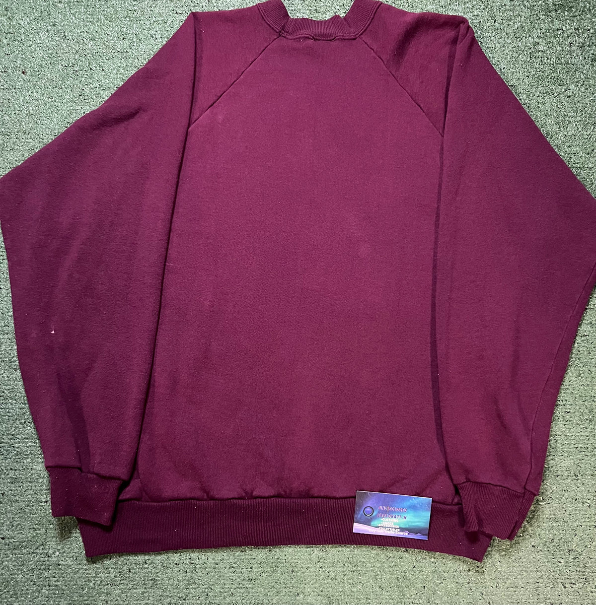 Vintage 1990s WSU Washington state university embroidered maroon crewneck