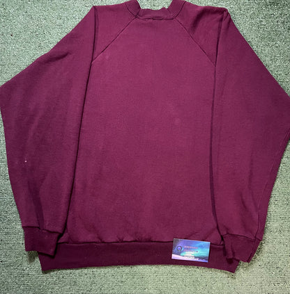 Vintage 1990s WSU Washington state university embroidered maroon crewneck