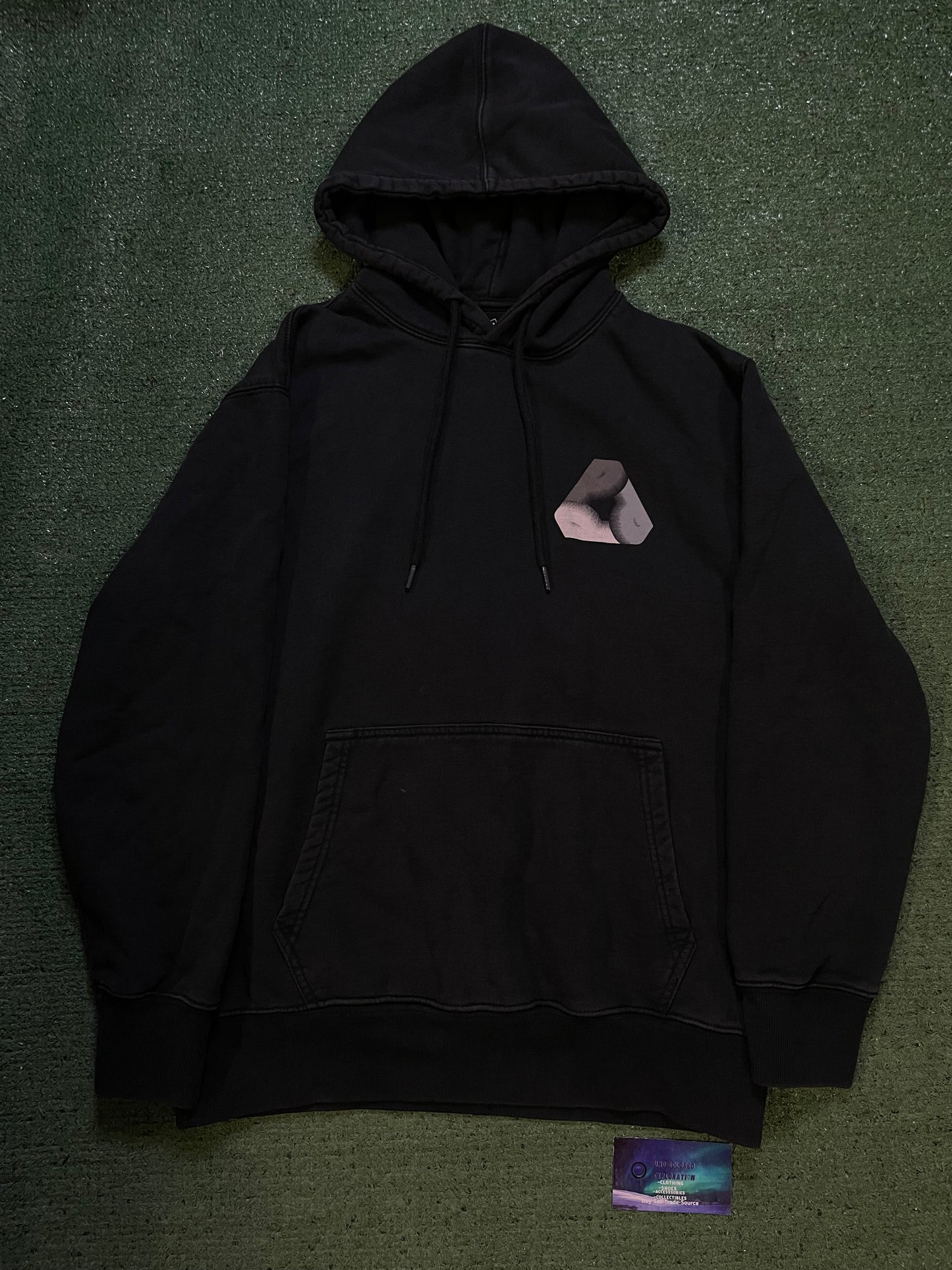 Palace black fat pee hoodie