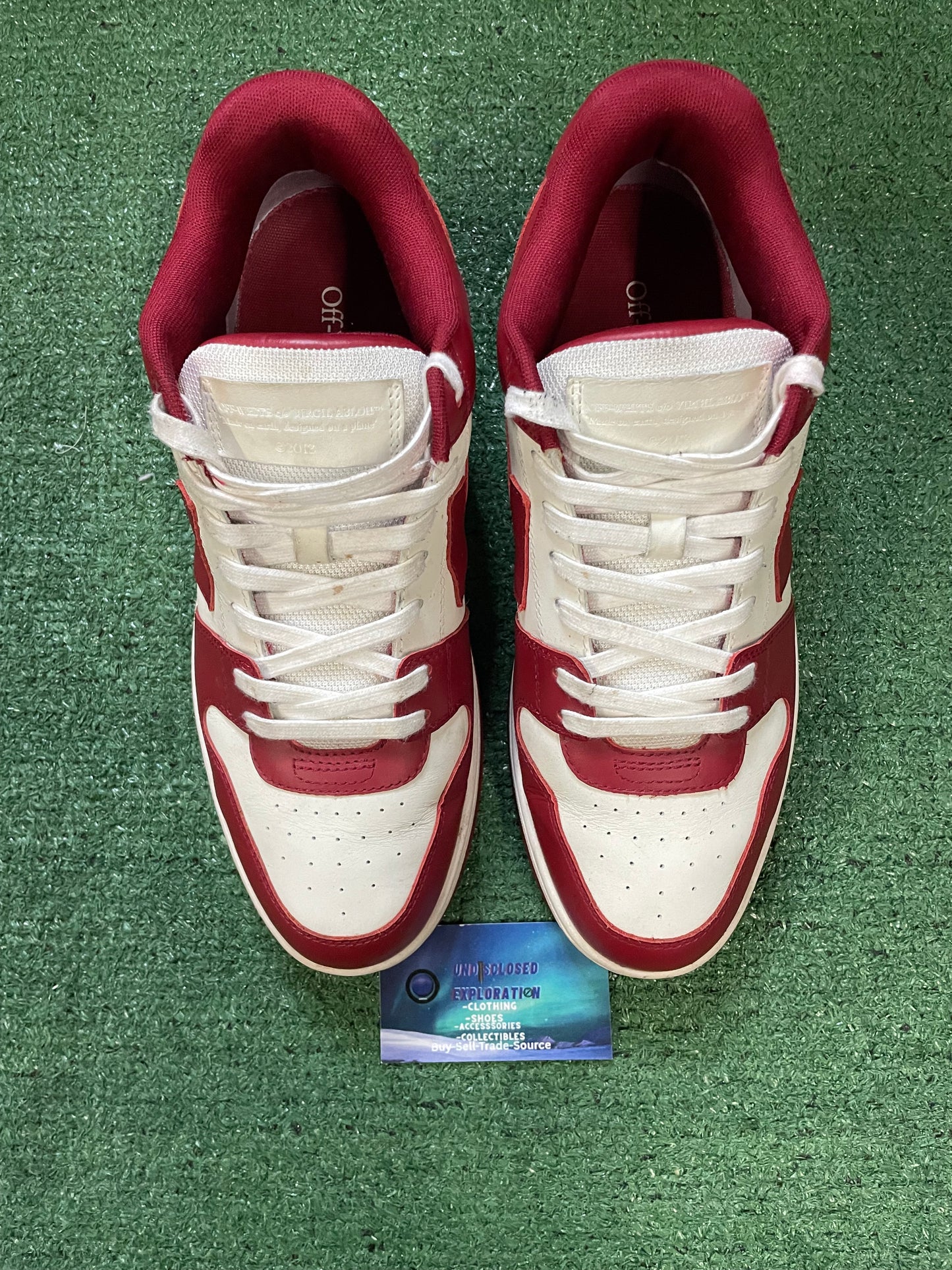 Off White out of office white & red size 10men/11.5women(EU 43)