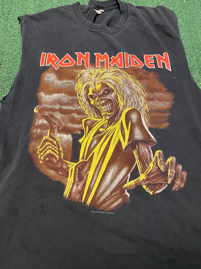 Vintage Iron Maiden killers cutoff tee