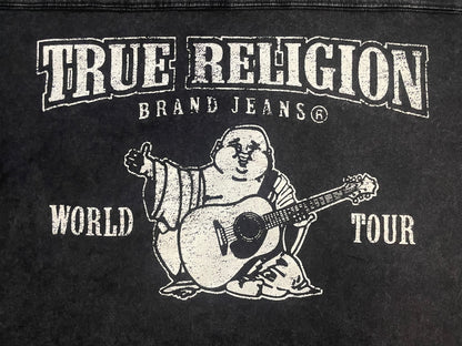 True Religion world tour grey tee