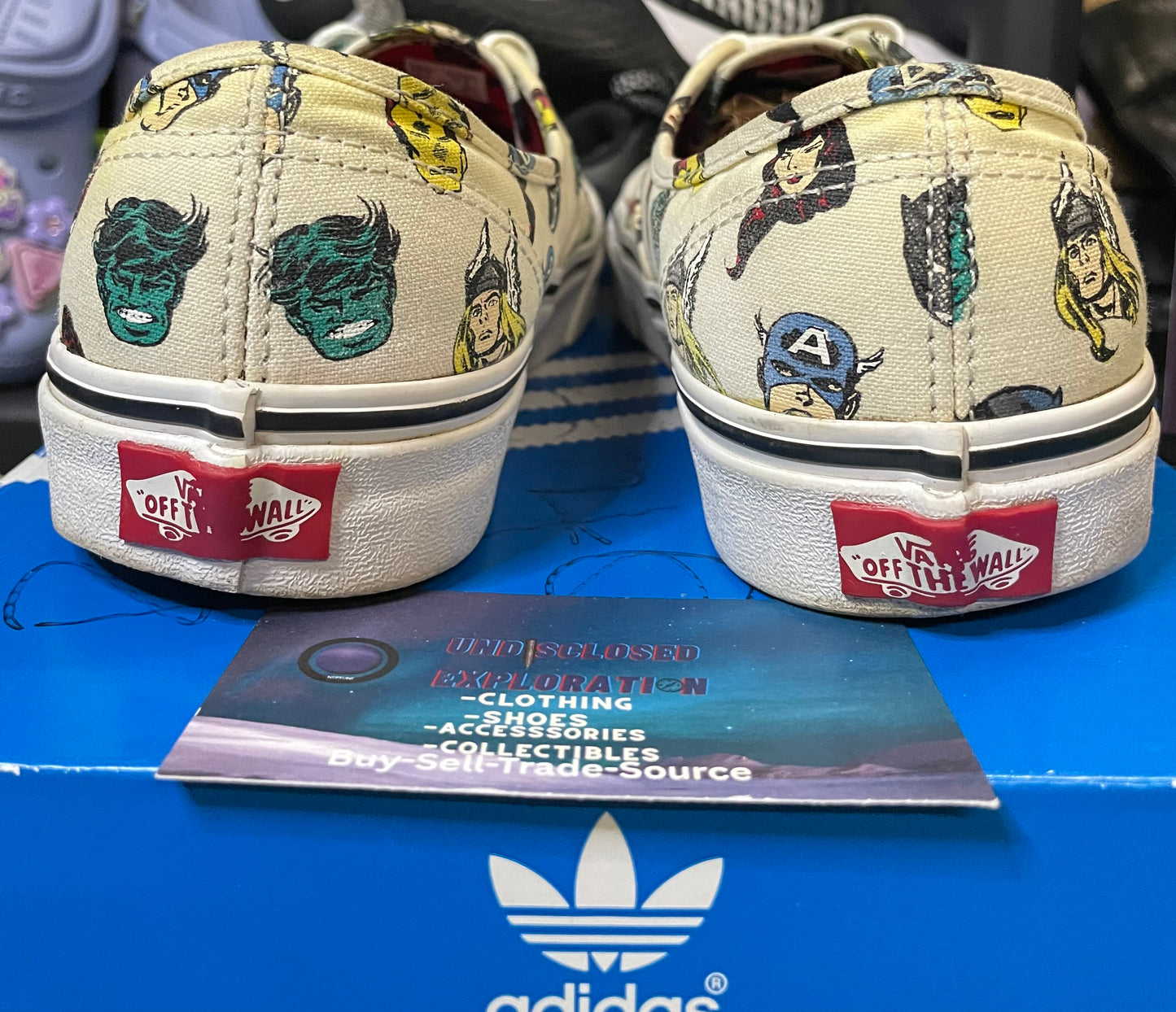 vans Authentic x Marvel Marvel Heads size 8men/9.5women
