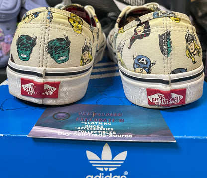 vans Authentic x Marvel Marvel Heads size 8men/9.5women