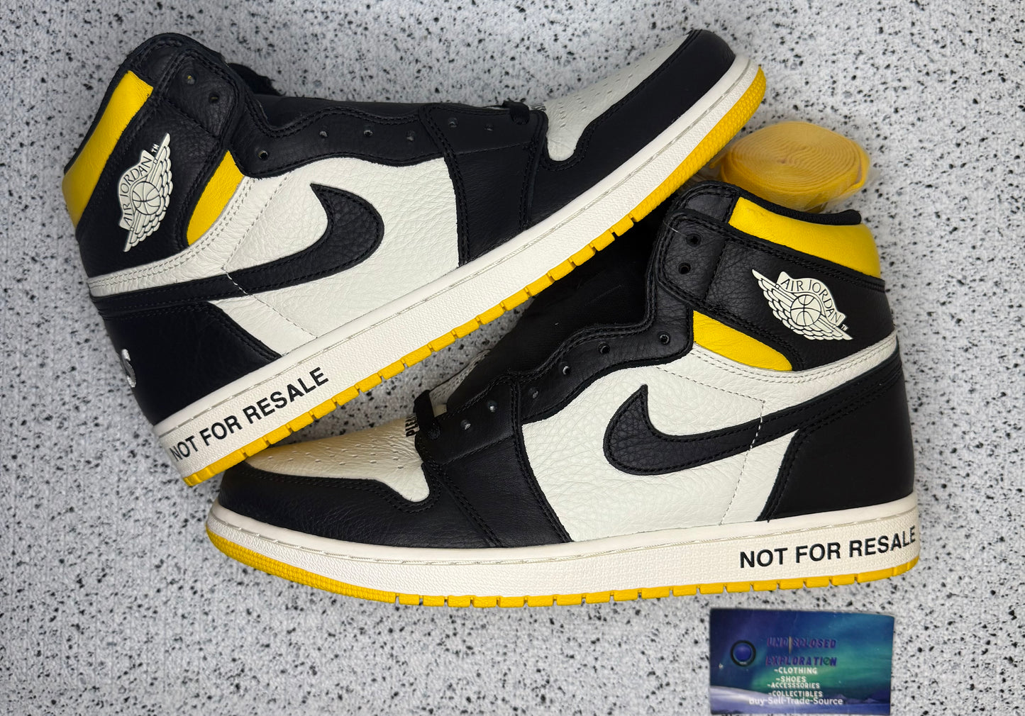 Jordan 1 Not For Resale Yellow