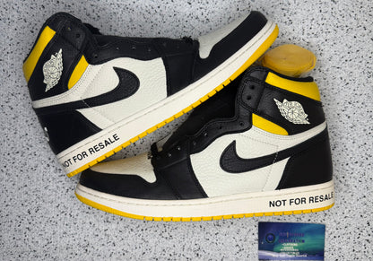 Jordan 1 Not For Resale Yellow