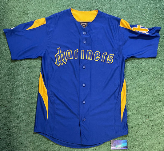 Seattle Mariners blue and gold jersey