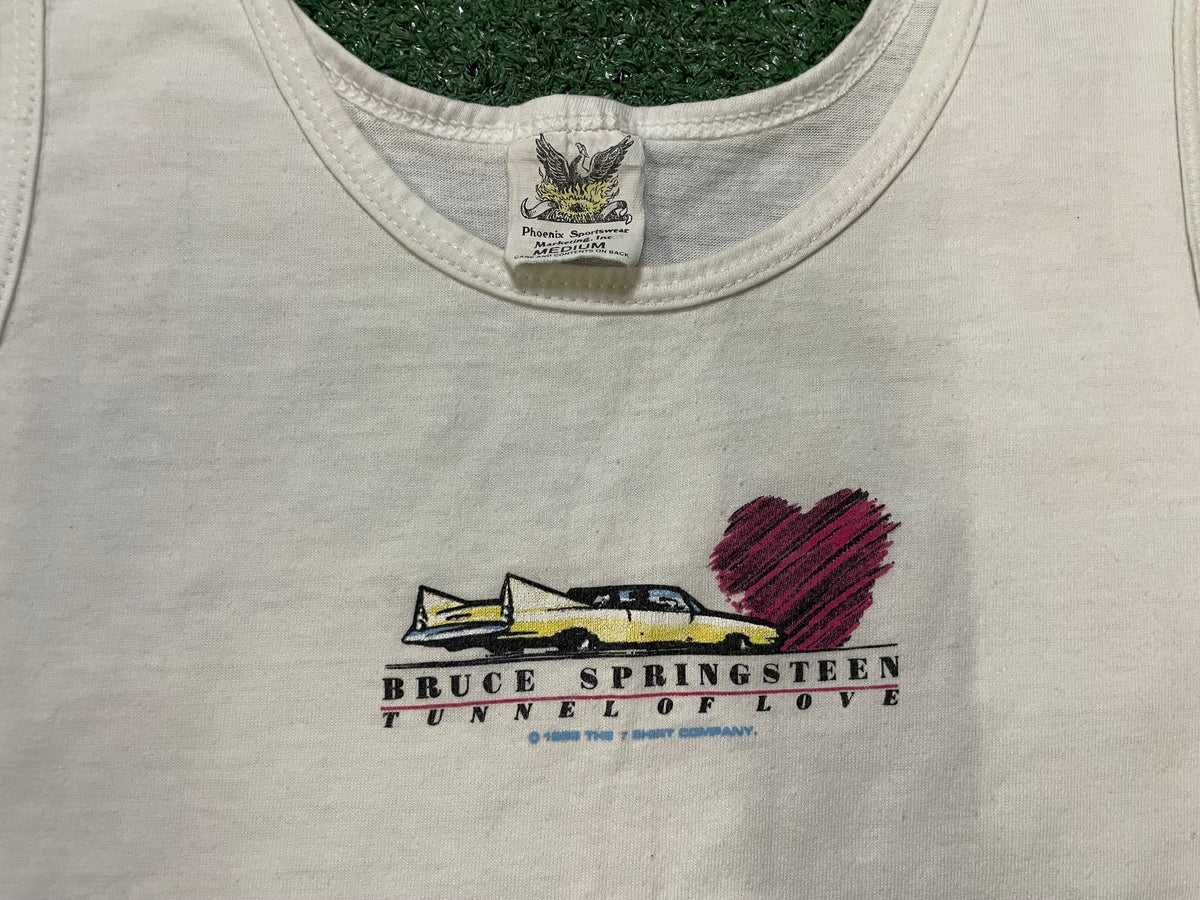 Vintage 1980s Bruce Springsteen tunnel of love tour tank top