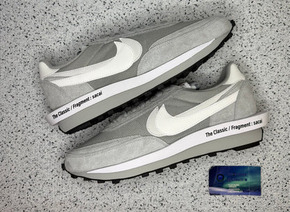 Nike Waffle Sacai Fragment Grey