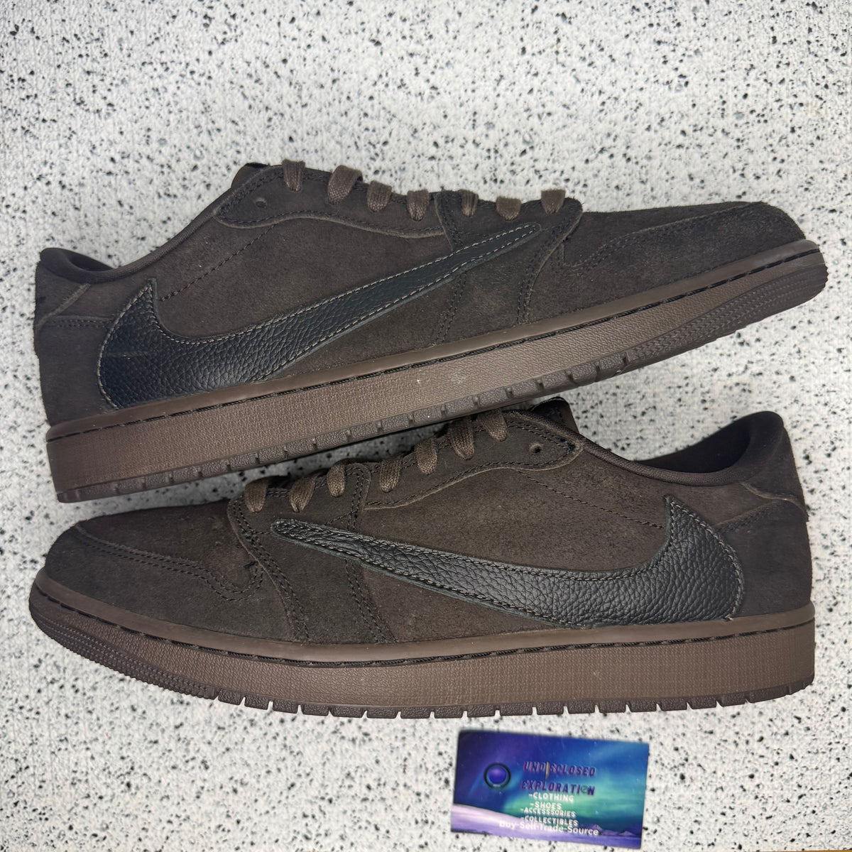 Jordan 1 Low Travis Scott Velvet 12 Men “Preowned”