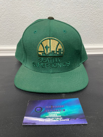 Seattle SuperSonics green skyline fitted hat