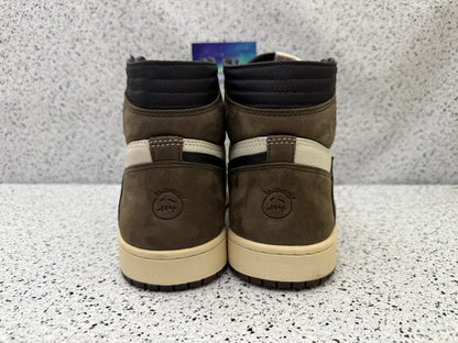 Jordan 1 High Travis Scott Mocha 10 Men/11.5 Women “Preowned”