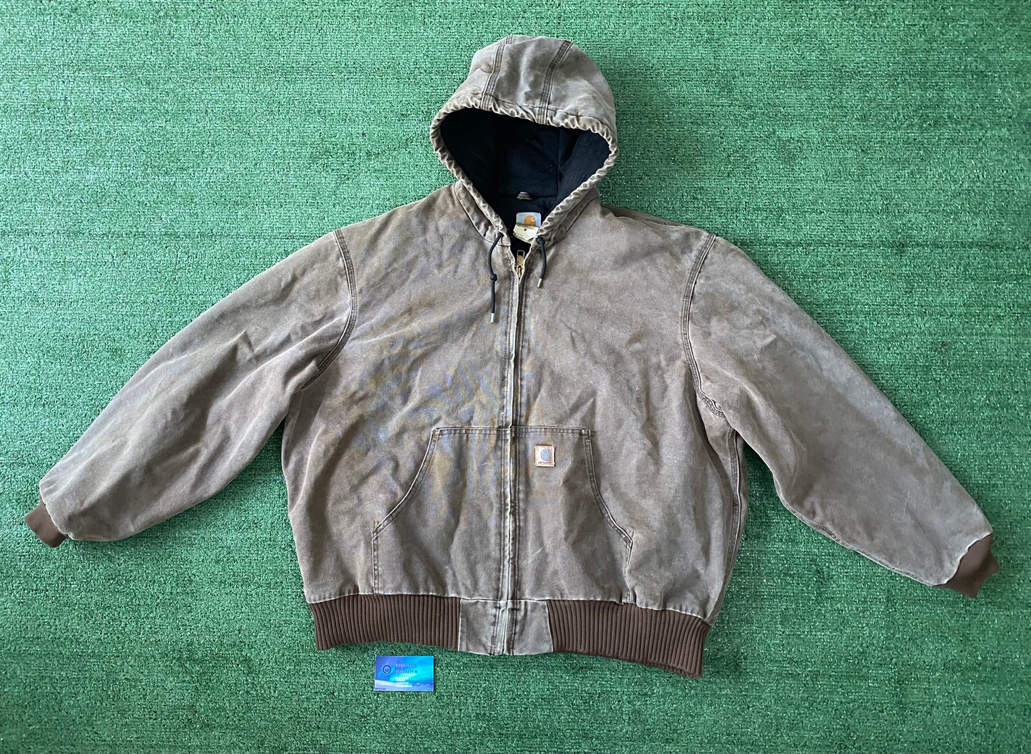 Vintage Carhartt Brown hooded Jacket