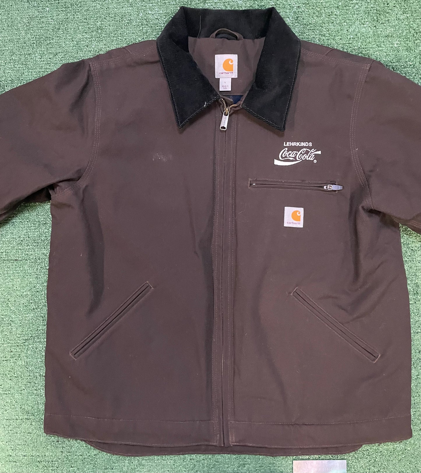 Vintage Carhartt dark brown Detroit jacket