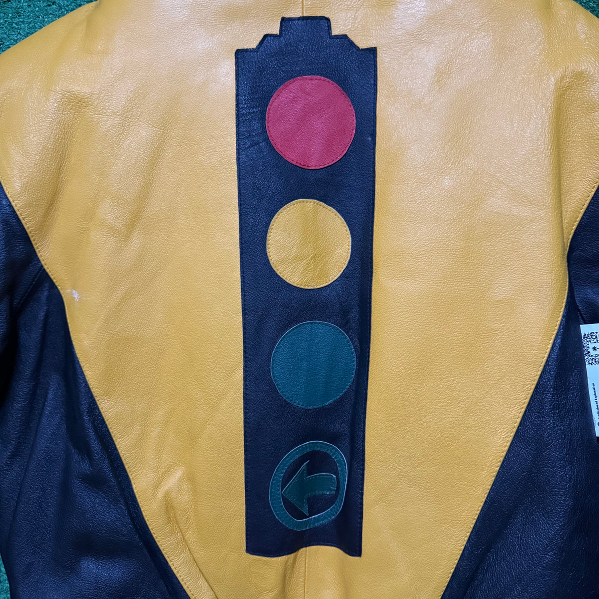 Vintage Phase 2 Traffic Light Leather Jacket