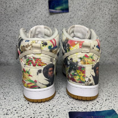 Nike Dunk SB High Supreme Rammellzee 9 Men “Preowned”