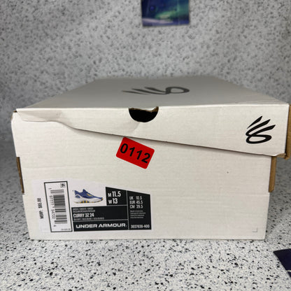 Under Armour Curry 3Zer0 24 Warriors 11.5 Men “Preowned”