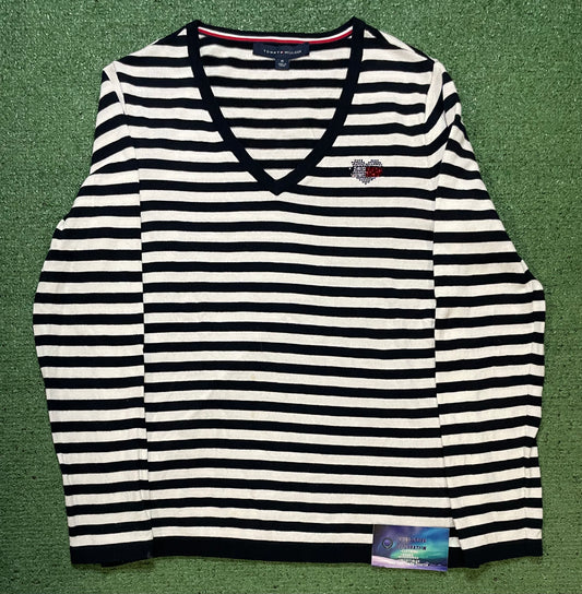 Tommy Hilfiger striped heart longsleeve