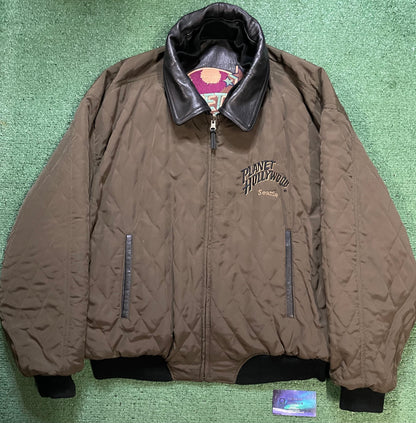 Vintage 1990s Planet Hollywood Seattle reversible jacket
