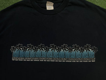 Vintage Hawaii palm tree city tee
