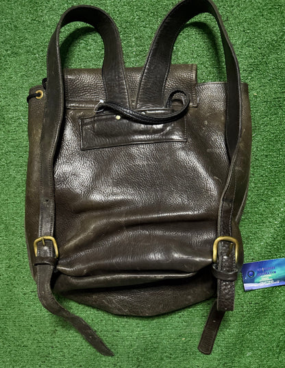 Vintage Robert Cheau Leather Sack Backpack